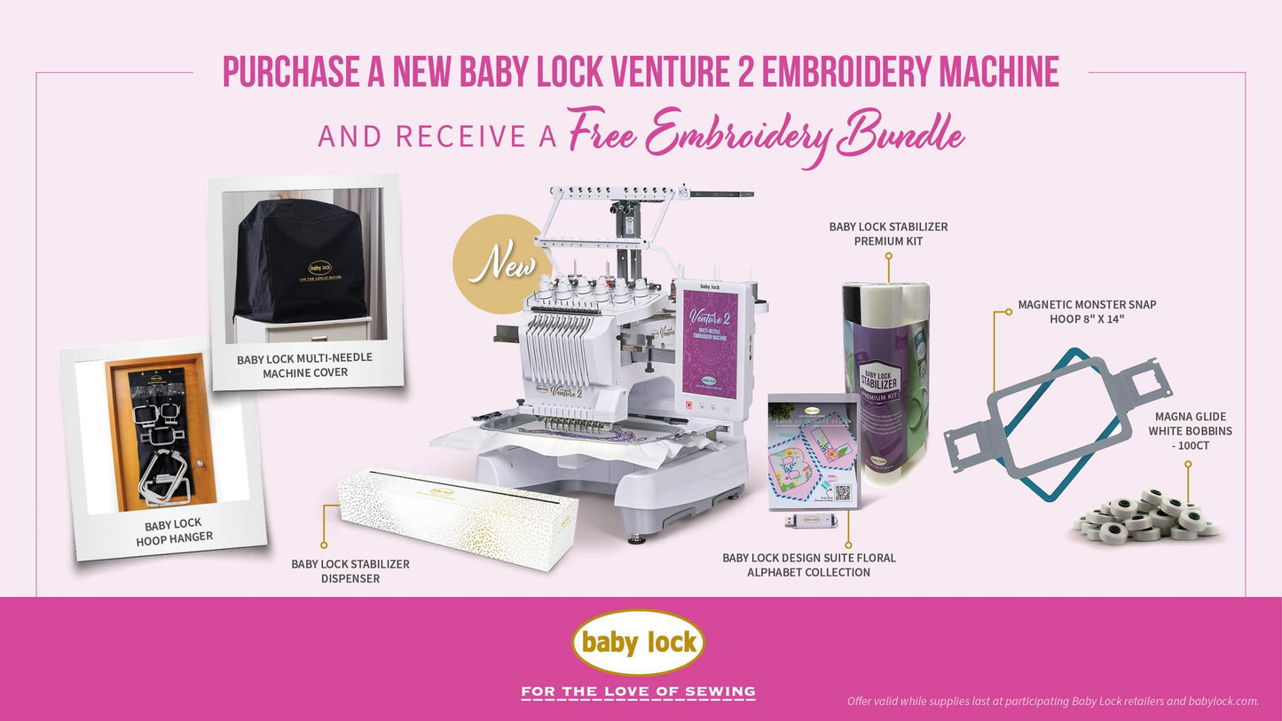 Baby Lock Venture 2 with Bundle