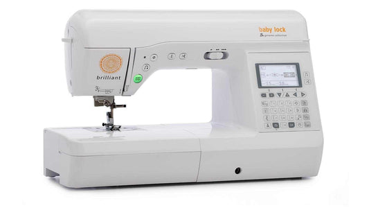 Baby Lock Brilliant | Computerized Sewing Machine with 80+ Stitches & LCD