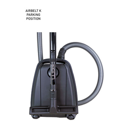 SEBO Airbelt K2 Turbo canister vacuum in black cherry