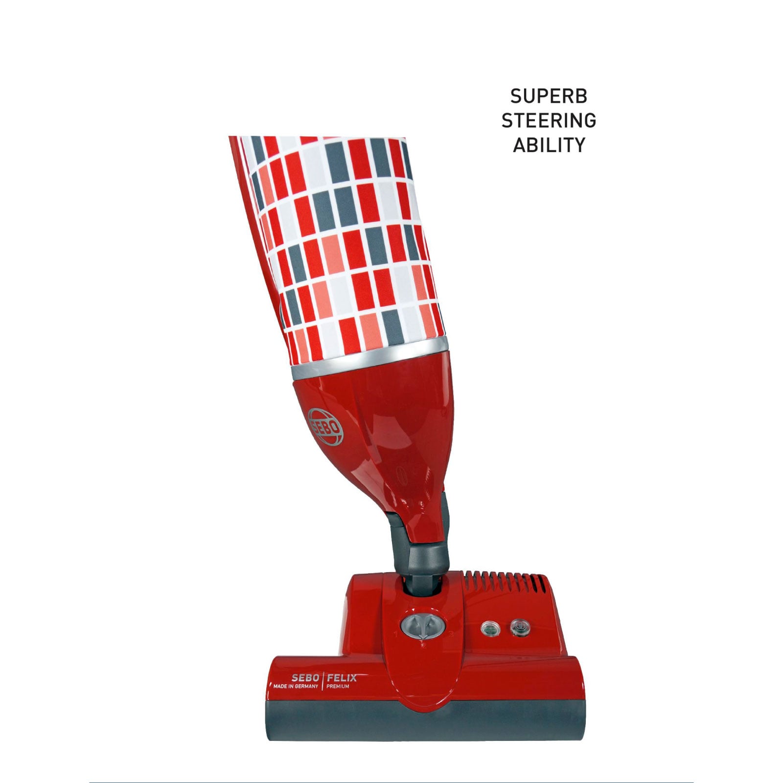 SEBO Felix 1 Premium upright vacuum in indigo blue