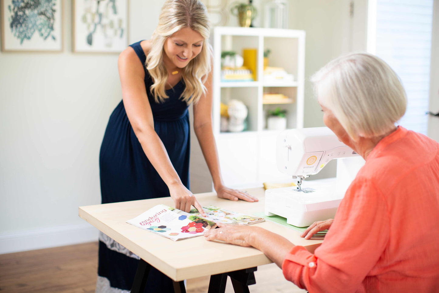 Baby Lock Brilliant | Computerized Sewing Machine with 80+ Stitches & LCD