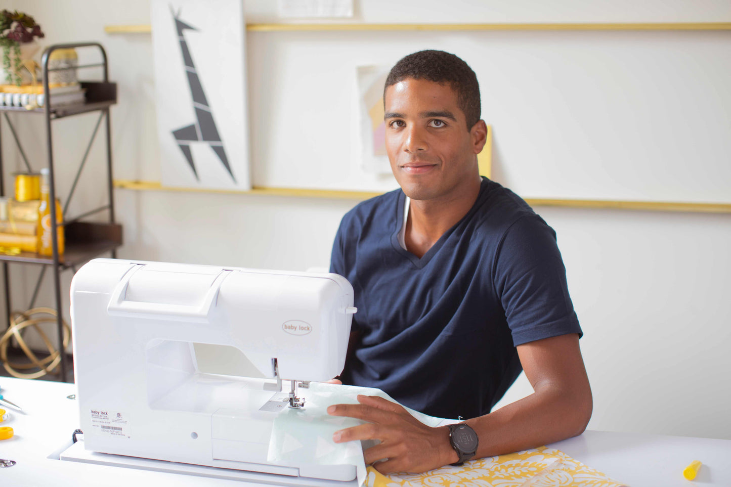 Baby Lock Brilliant | Computerized Sewing Machine with 80+ Stitches & LCD