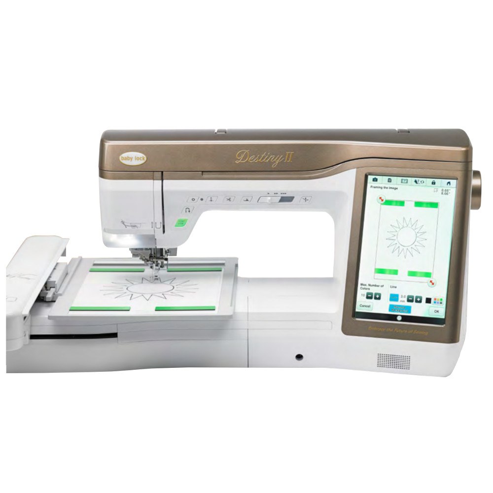 Baby Lock Destiny II BLDY2 sewing quilting and embroidery machine