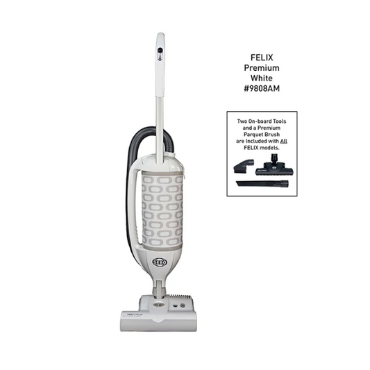 SEBO Felix 1 Premium upright vacuum in white