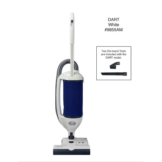 SEBO Dart Upright Vacuum w/ET-1 Power Head - Arctic White