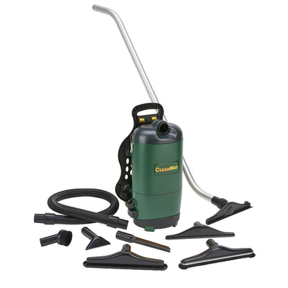 CleanMax CMBP-6.2 backpack vacuum with included tool set