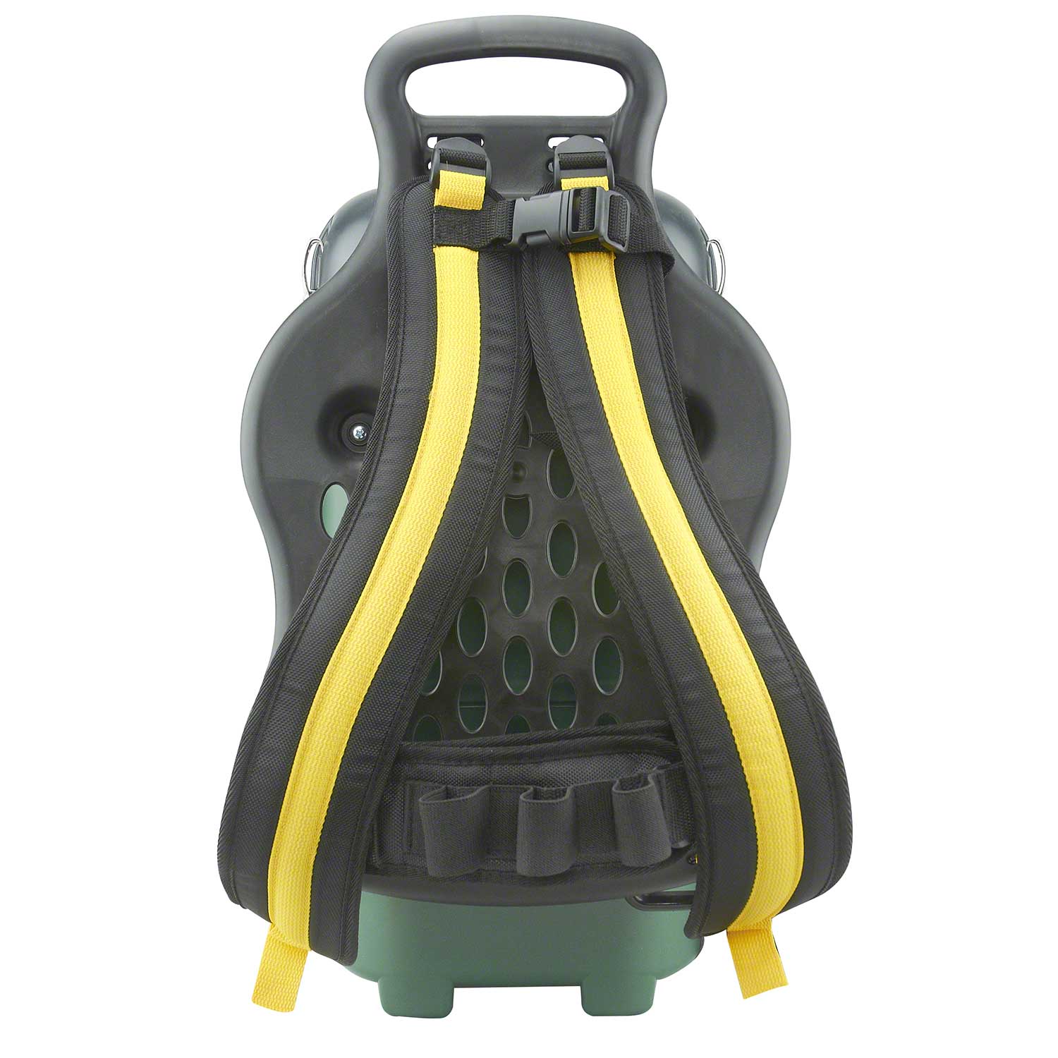 CleanMax CMBP-6.2 backpack vacuum Deuter harness and waist belt