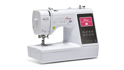 Baby Lock Aurora embroidery machine with digital display on a white background