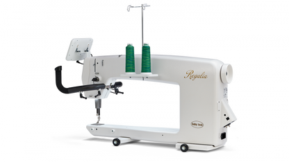 Baby Lock Regalia longarm quilting machine on a white background