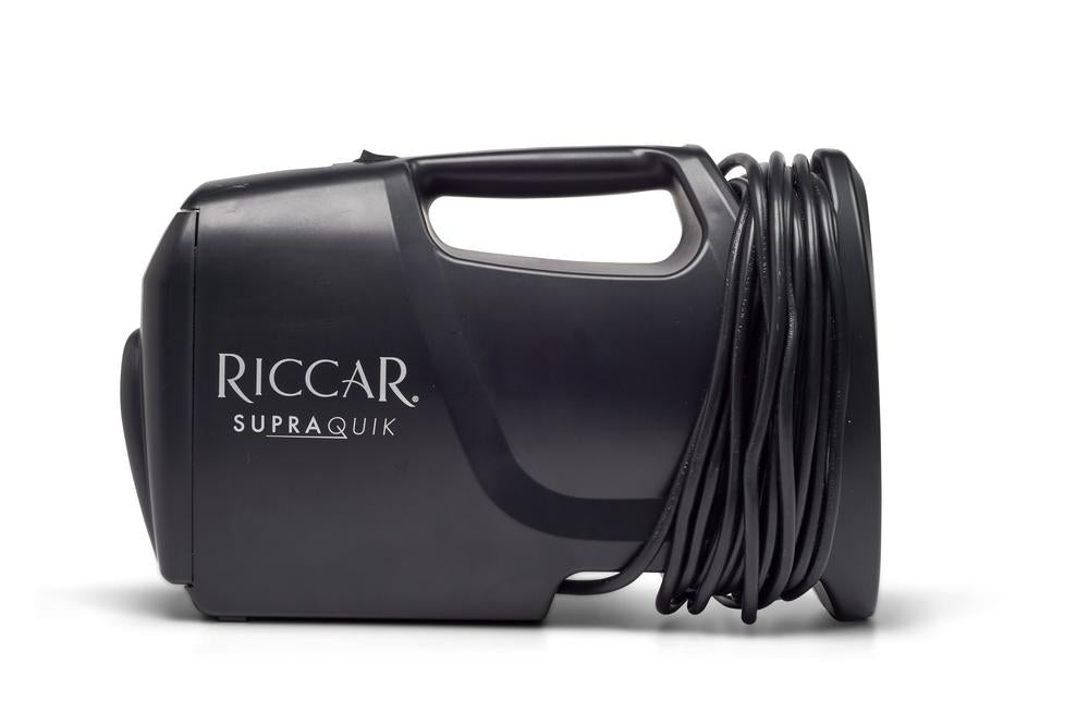 Riccar SupraQuik RSQ1.6 with 25-foot cord wrapped on the body